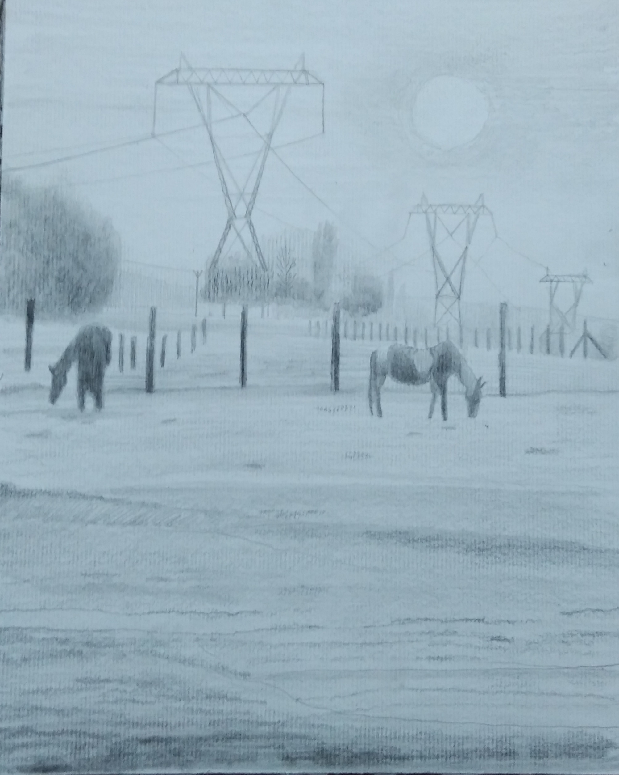 O świcie_2023_21x29,7 cm_ołówek na papierze