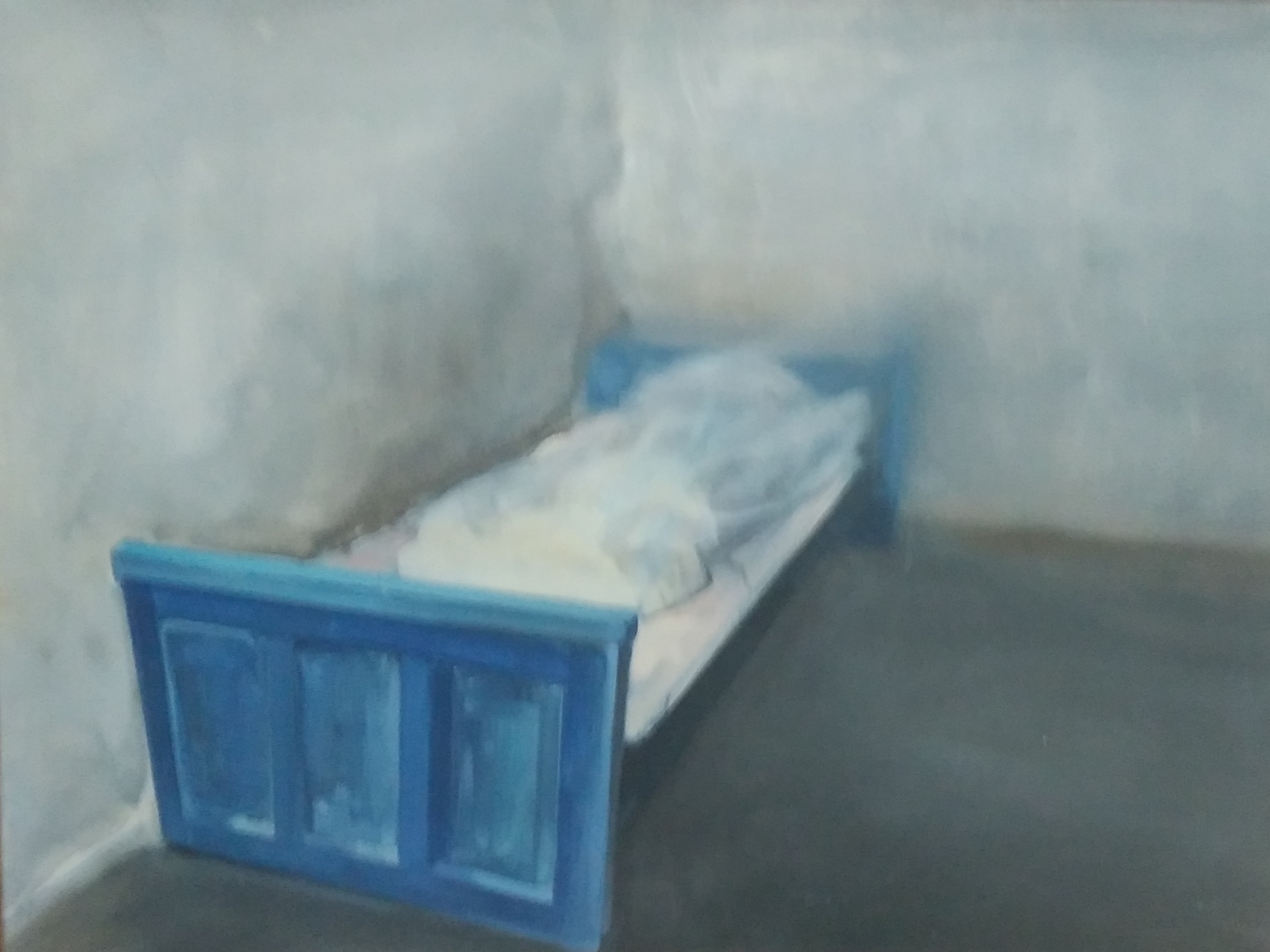 bed, loneliness, nataliaszymonikpainting