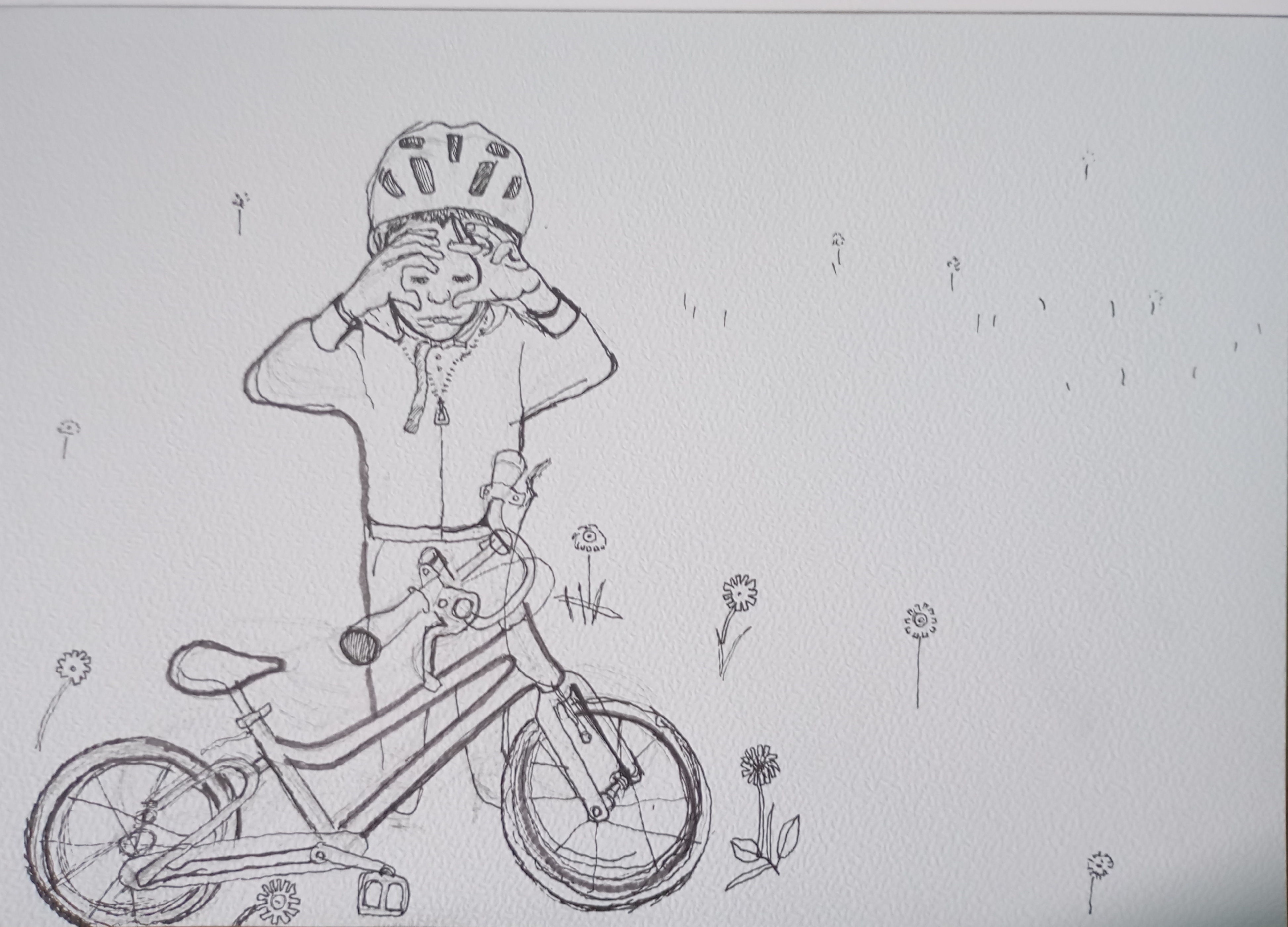 Antoś_2024_21x29,7 cm_cienkopis na papierze