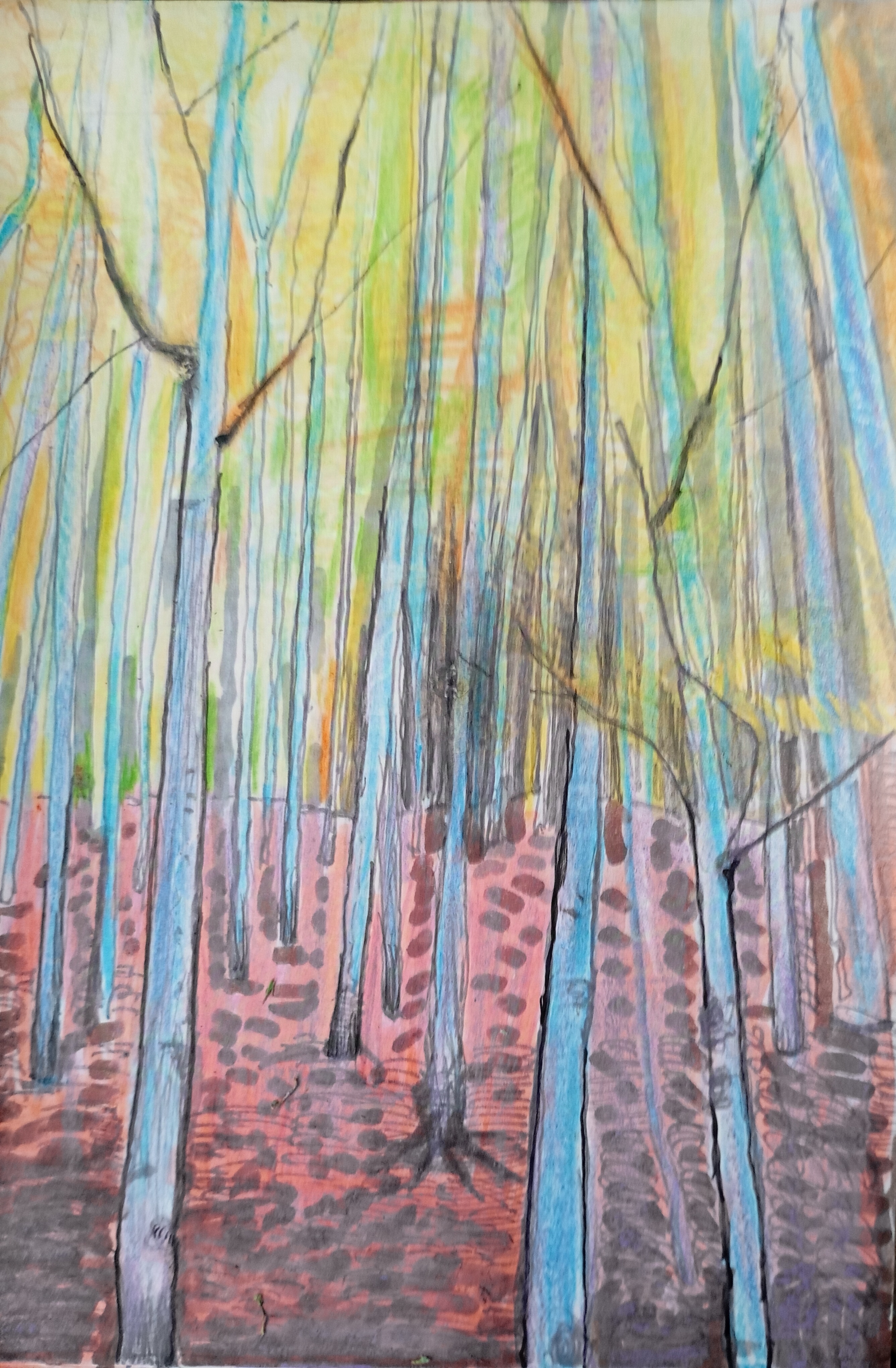 niebieskie drzewa, blue trees, natalia szymonik