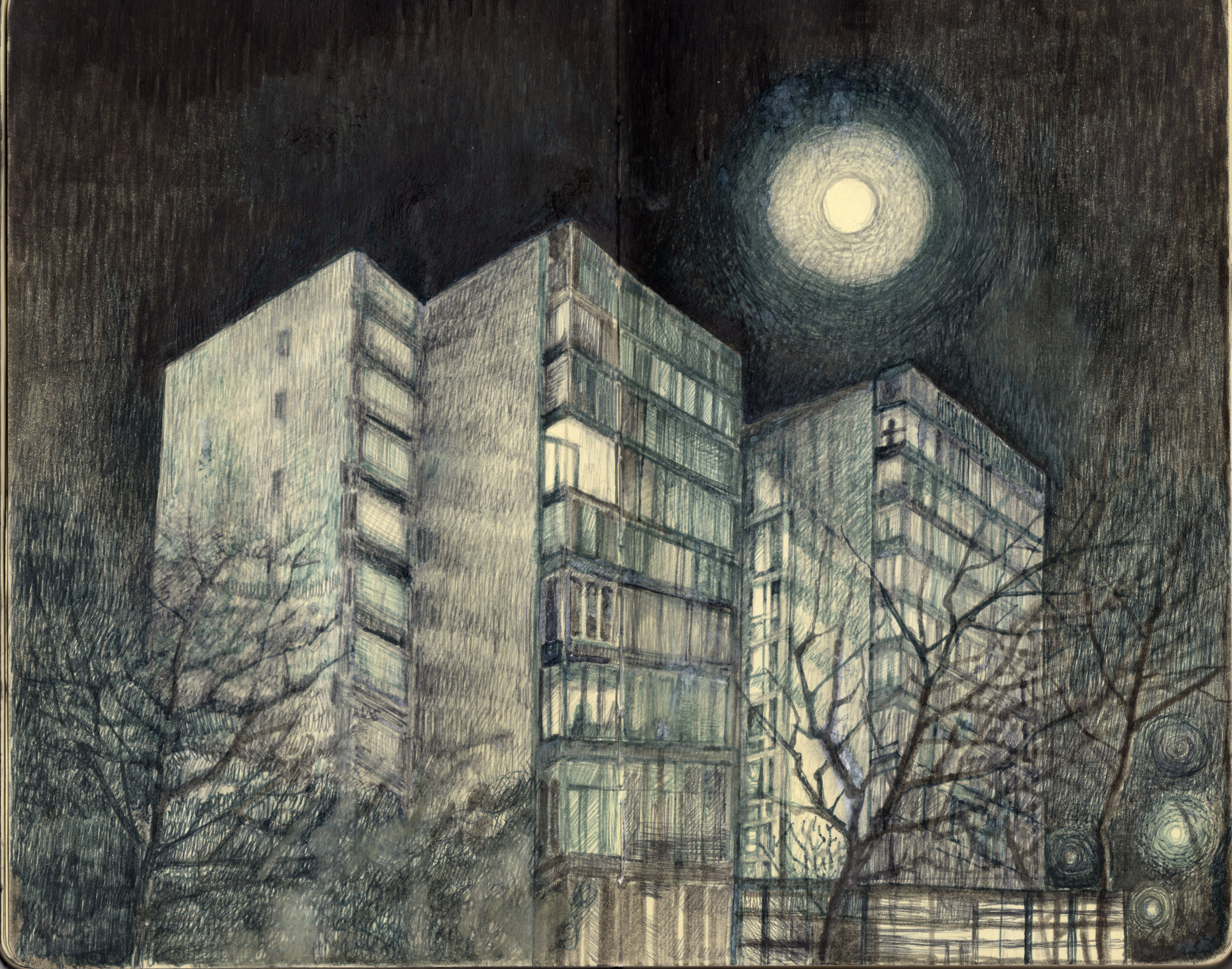 bucarts, night, mystery, samotnosc,