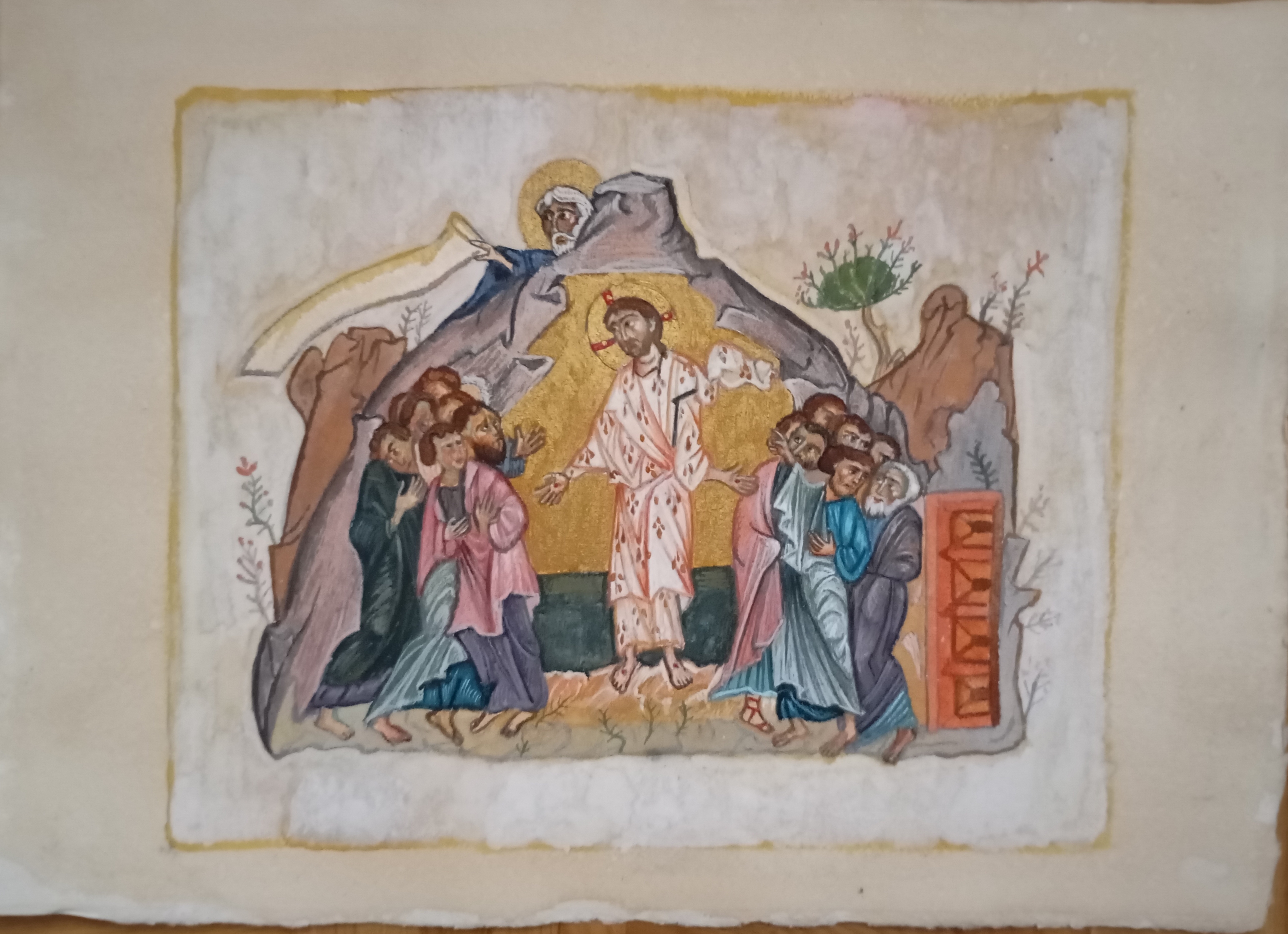 MINIATURA, JEZUS, APOSTOŁOWIE