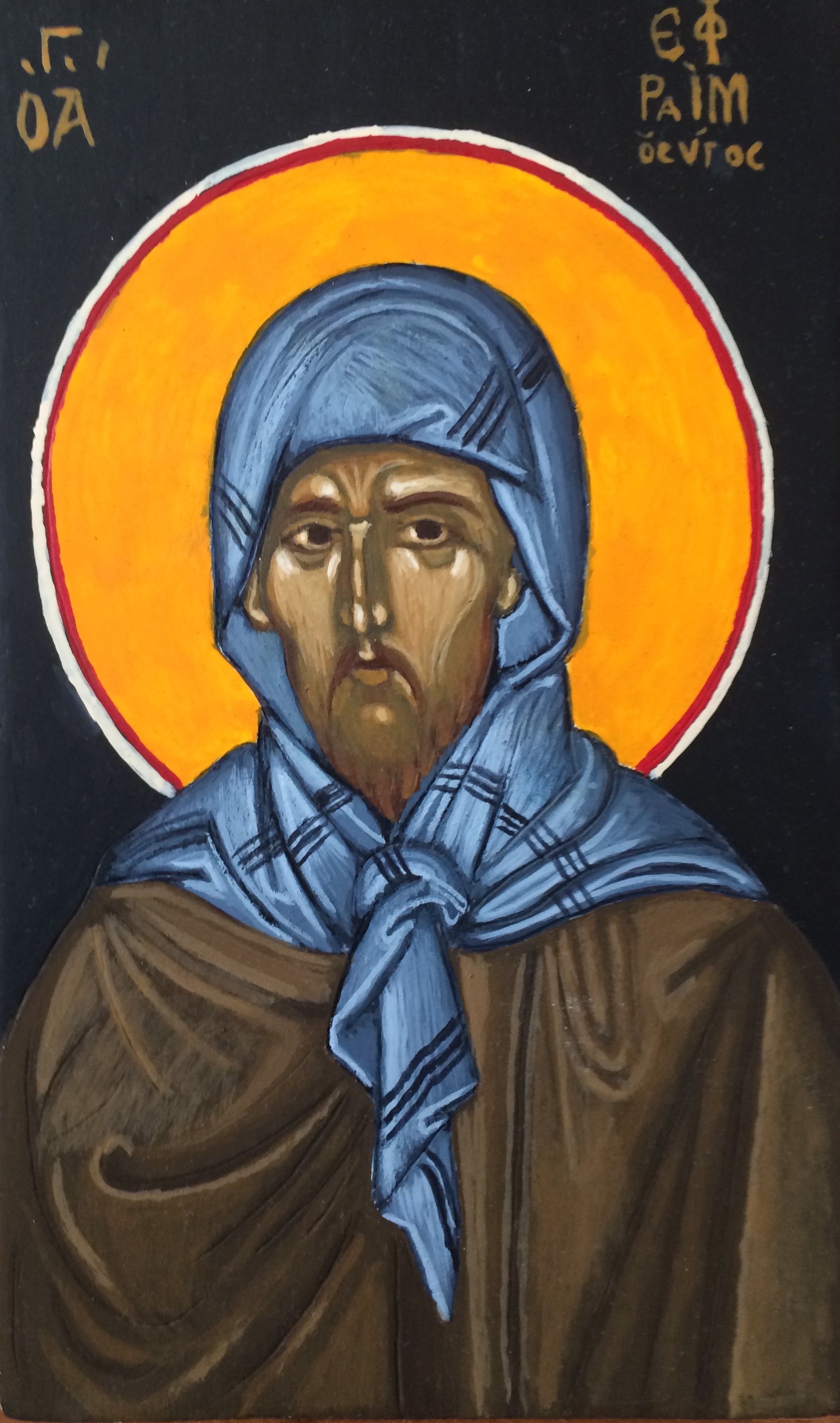 egg tempera on board