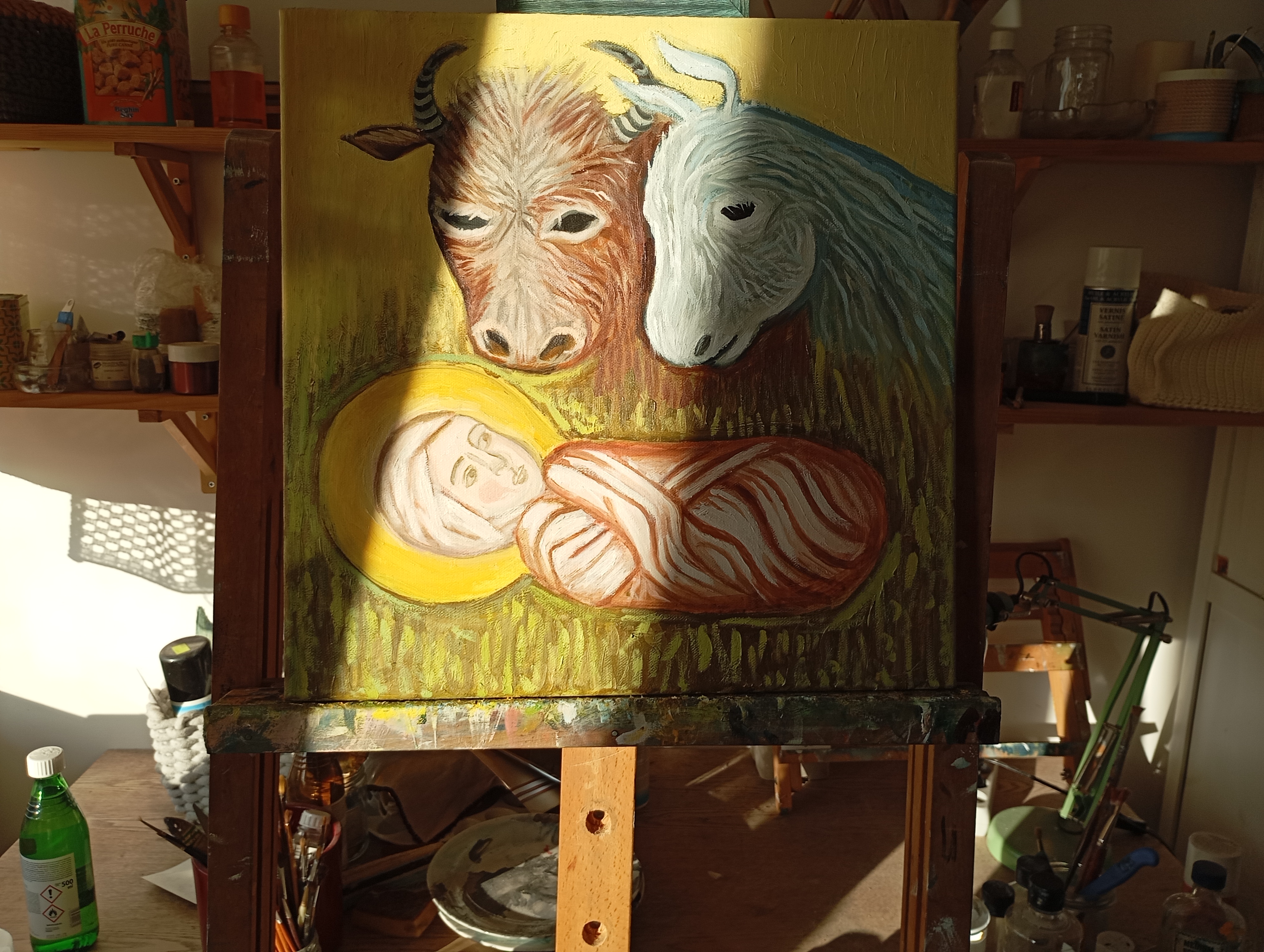 ikona boże narodzenie, Christ is Born